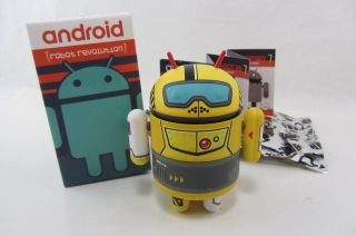 Spt - 74 Scott Tolleson Google Android Mini Robot Revolution - 3 " Vinyl Figure