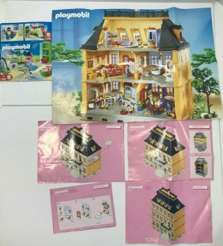 Playmobil 5300 Victorian 3 Story Mansion furnished,  Figures &extras (Doll House) 10