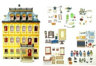 Playmobil 5300 Victorian 3 Story Mansion furnished,  Figures &extras (Doll House) 2