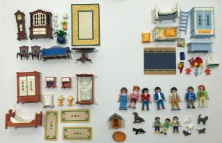 Playmobil 5300 Victorian 3 Story Mansion furnished,  Figures &extras (Doll House) 8