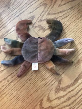 Claude The Crab Ty Beanie Baby 1996