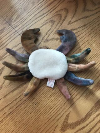 claude the crab ty beanie baby 1996 2