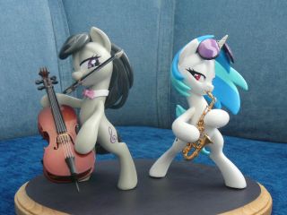 My Little Pony Octavia & Vinyl Scratch (dj Pon - 3) Custom Handmade Figures