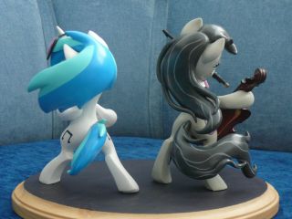 My Little Pony Octavia & Vinyl Scratch (DJ Pon - 3) custom handmade figures 2