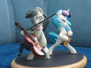 My Little Pony Octavia & Vinyl Scratch (DJ Pon - 3) custom handmade figures 5