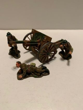 King & Country Fighting Vehicles Fob031 French 75 Gun
