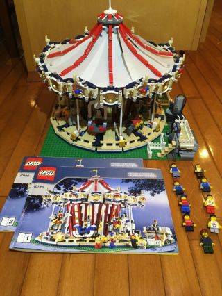 Lego Creator Grand Carousel (10196),  Rare,  Pre - Assembled,  100 Complete