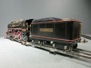 Lionel Prewar Standard Gauge 390E Steam Locomotive with 390T Tender RUNS 7