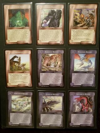 Complete Against The Shadow Set W/ All R1s - Middle Earth Ccg (meas,  Meccg)