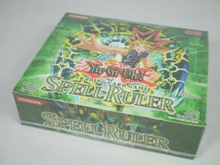 Yugioh 1st Edition Spell Ruler Booster Box Srl Factory 24 Packs Rare