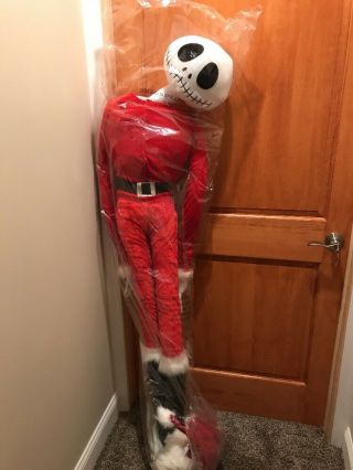 Disney Neca Nightmare Before Christmas Santa Jack Skellington 6 " Life Size Plush