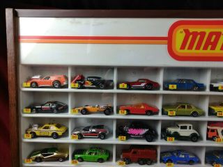 RARE Vintage 1960 ' s Lesney Matchbox Store Display Case With 81 NM,  Vehicles 2