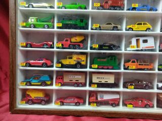 RARE Vintage 1960 ' s Lesney Matchbox Store Display Case With 81 NM,  Vehicles 4