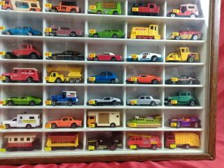 RARE Vintage 1960 ' s Lesney Matchbox Store Display Case With 81 NM,  Vehicles 5