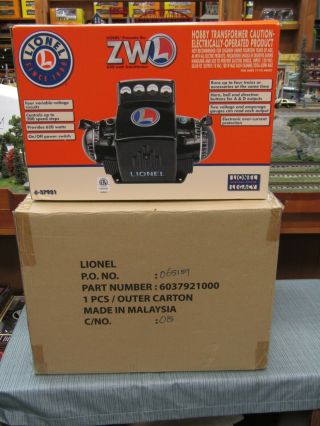 Lionel 6 - 37921 Zw - L 620 Watt 4 Circuit Transformer Pre Owned