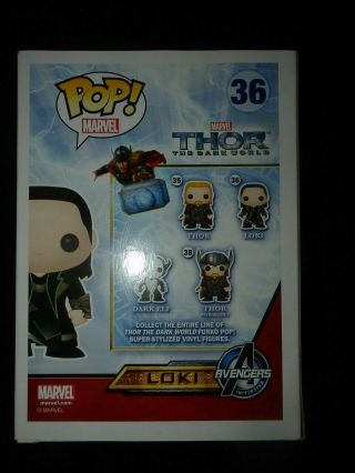Loki Funko Pop 36 Marvel Thor The Dark World 2