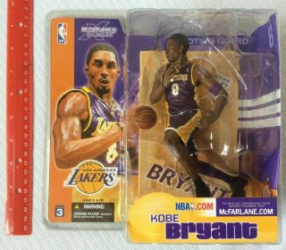 Nba Mcfarlane Series 3 Los Angeles L.  A.  Lakers Kobe Bryant Action Figure