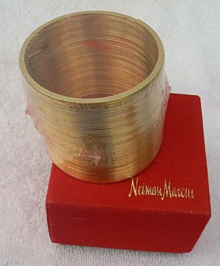 Neiman Marcus 14k Gold - Plated Slinky Nos
