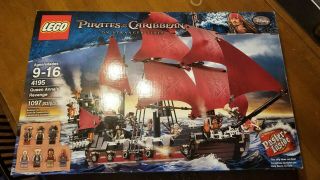4195 Lego Pirates Of The Caribbean Queen Anne’s Revenge - Nib - Usa Seller