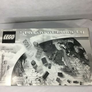 Lego Statue Of Liberty 3450 Sculptures First Edition Box Instructions Bag 5