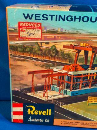 1959 RARE Revell Westinghouse Atomic Power Plant Model Kit Manuals VTG 2