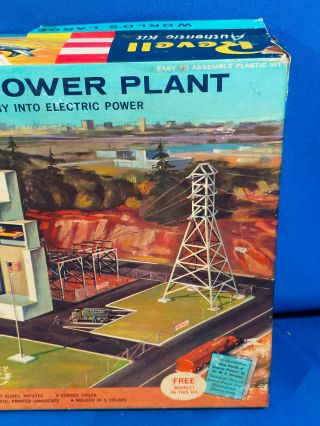 1959 RARE Revell Westinghouse Atomic Power Plant Model Kit Manuals VTG 4