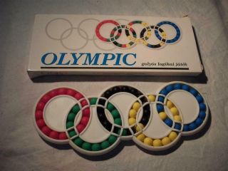Hungarian Rings - Olympic Edition,  Rare Logical Game,  Boxed,