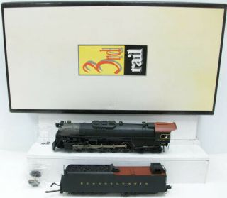 3rd Rail 6465 2 - 10 - 4 Prr Steam Loco & Tender W/sound - 3 Rail Ln/box