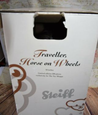 Steiff Traveller Horse on Wheels Low Number 3