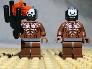 LEGO Uruk - Hai Army.  110 Soldiers with Helmets,  Chest plates,  Shields,  Weapons 11