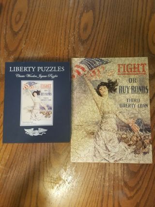 Liberty Puzzles,  Classic Wooden Puzzles " Third Liberty Loan " Retired