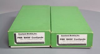 Overland OMI - 5298,  5299 HO BRASS PRR ' BH50 ' Centipede AA Diesel Set EX/Box 7