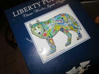 Wolf By Sue Coccia Liberty Wooden Puzzle 420 Pc.
