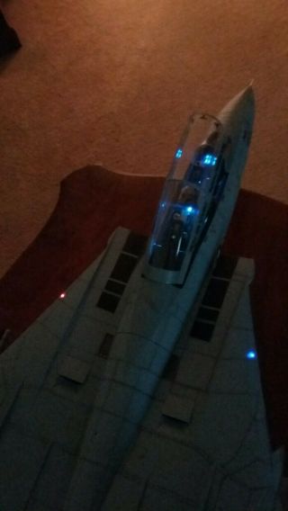 JSI 1/18 Scale F - 14 Tomcat Black Knights LED Light Up Edition with 7