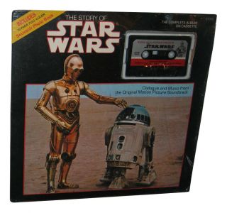 The Story Of Star Wars Photo Book W/ Complete Album Soundtrack Cassette
