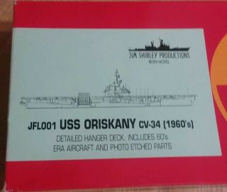 1:700 Rare Nib Uss Oriskany Aircraft Carrier Jim Shirley Resin Kit Jfl001