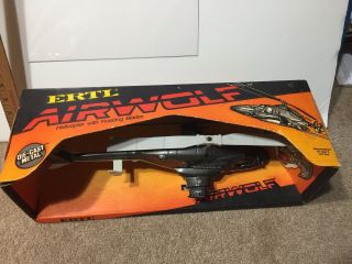 Ertl Airwolf 1984 Die - Cast Helicopter Rare Metal Boxed 2