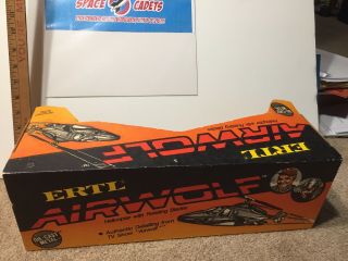 Ertl Airwolf 1984 Die - Cast Helicopter Rare Metal Boxed 3