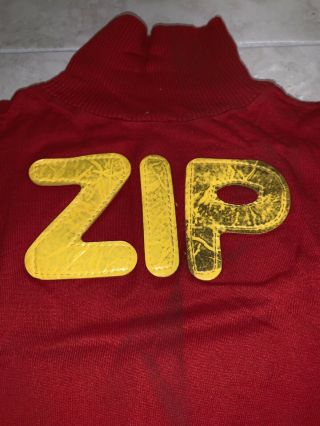 RARE VINTAGE 1960’s ZIPPY THE CHIMP ZIP MONKEY Red Yellow Logo Shirt 2