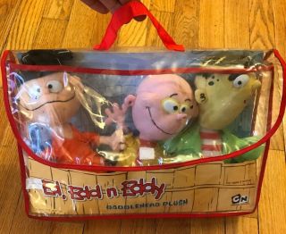 2005 Ed Edd n Eddy Cartoon Network Bobblehead Plushies Plush Full Set VERY RARE 12