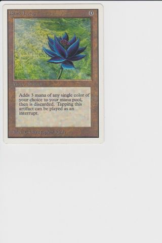 Black Lotus MTG Unlimited Edition (a Power 9 card) 3