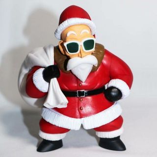 13CM Dragon Ball Christmas Master Roshi model Figure gift statue doll toy 2