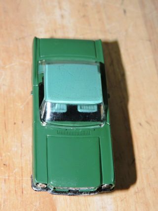 Vintage Aurora Thunderjet Tjet Ford Mustang Olive with Green Roof RARE 7