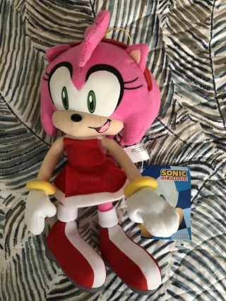 Great Eastern Sonic Plush - Cream The Rabbit,  Vector,  and Amy Rose 3