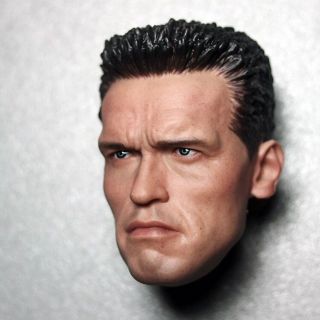 Terminator 2 Arnold Schwarzenegger 1/6 Scale T800 Head Sculpt For 12  Hot Toys