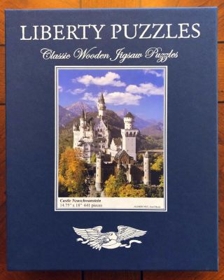Liberty Puzzles Classic Wooden Jigsaw Puzzle - Extra Large - Castle Neuschwanstein