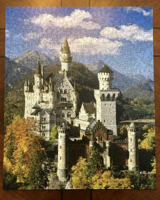Liberty Puzzles Classic Wooden Jigsaw Puzzle - EXTRA LARGE - Castle Neuschwanstein 2