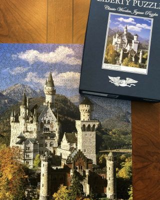 Liberty Puzzles Classic Wooden Jigsaw Puzzle - EXTRA LARGE - Castle Neuschwanstein 3