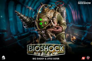 Threezero Bioshock Big Daddy & Little Sister 1/6 Scale Figure Set Sideshow