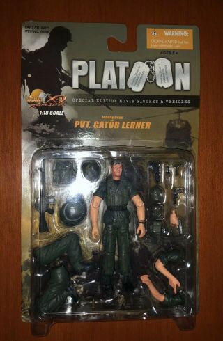 1:18 Ultimate Soldier Xd Platoon Movie Johnny Depp Pvt Lerner M - 16 Vietnam